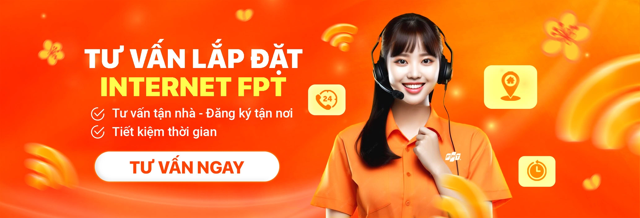Tư vấn lắp mạng FPT giá rẻ - Lắp đặt nhanh 24h - Tặng tháng cước